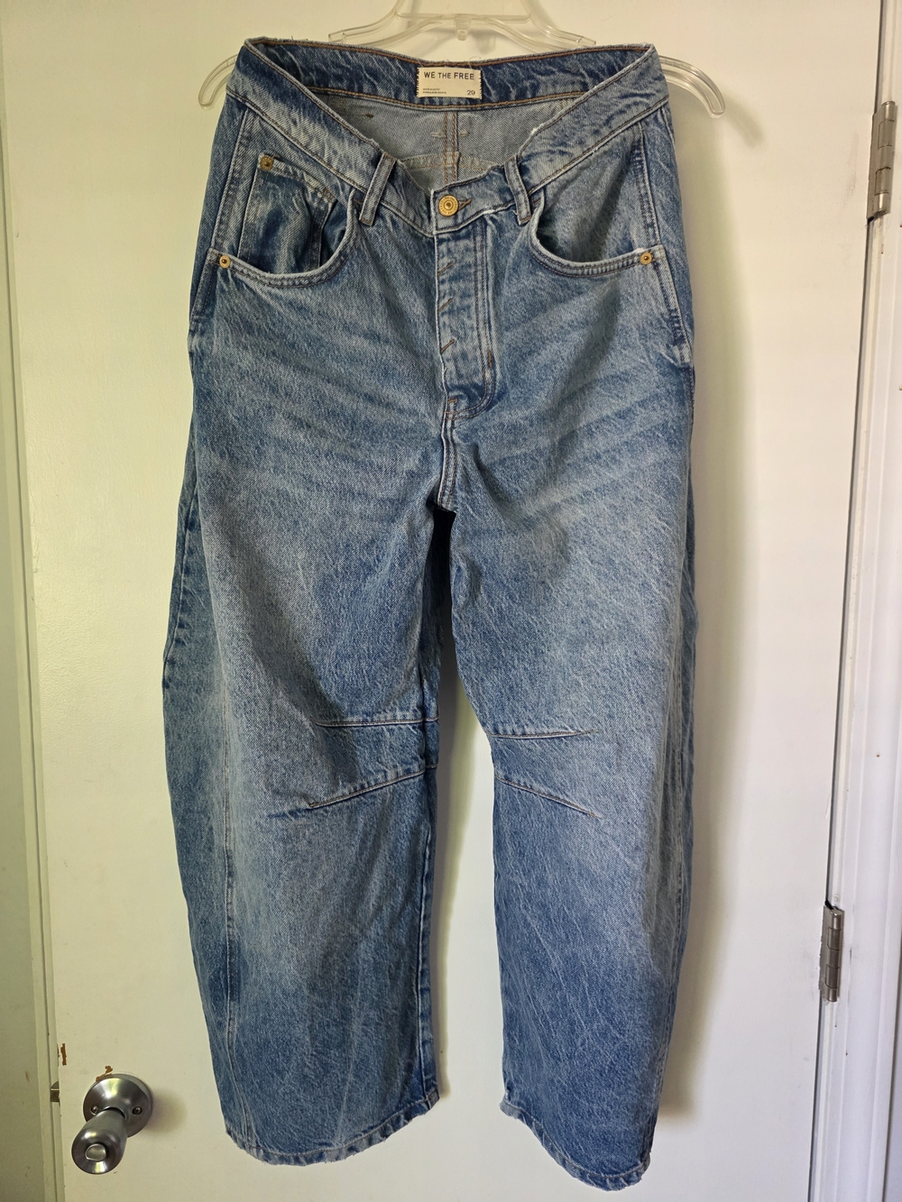 We The Free Men's Light Blue Relaxed Jeans